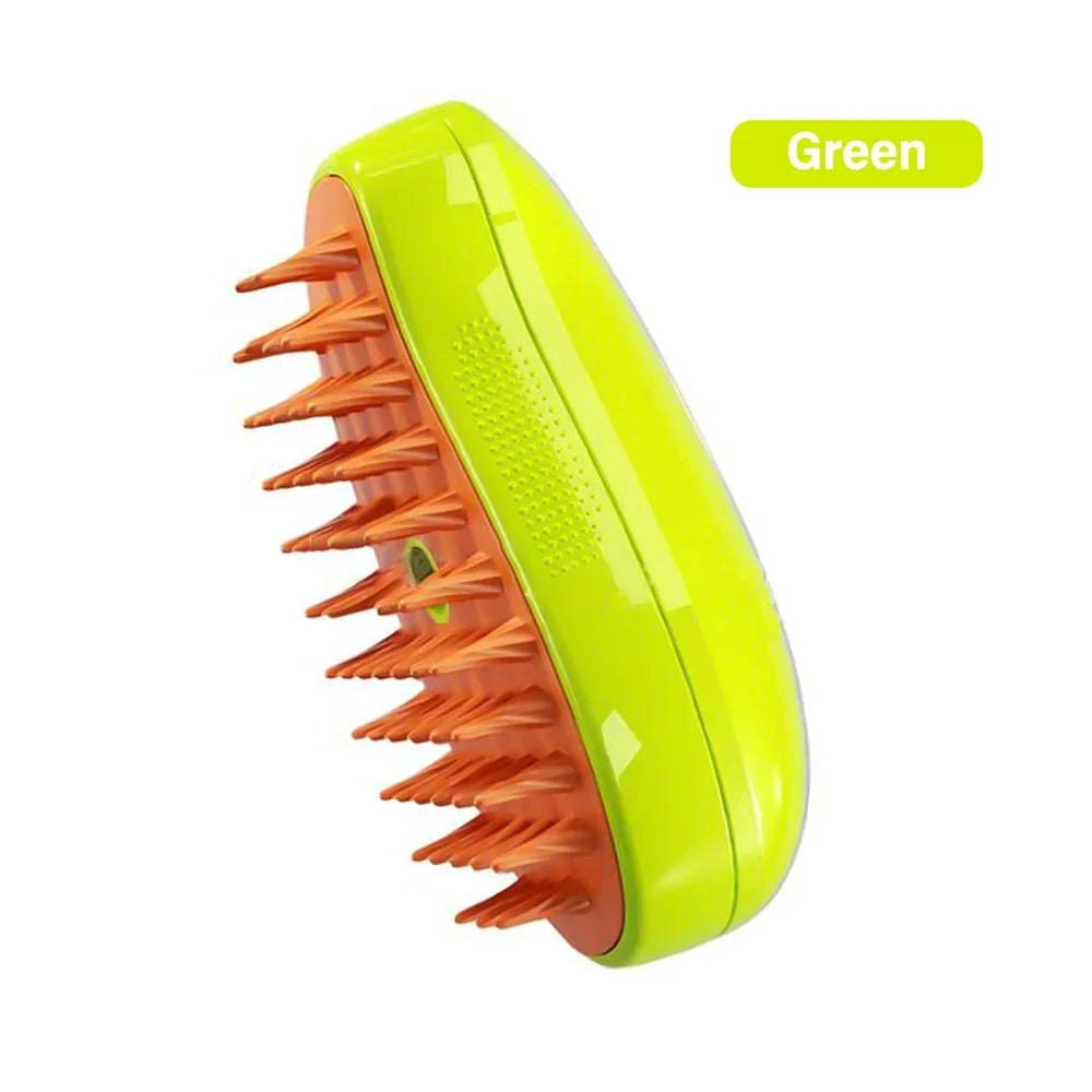 Steamy Brush for Cats | 3-in-1 Grooming Tool for Your Furry Friend!