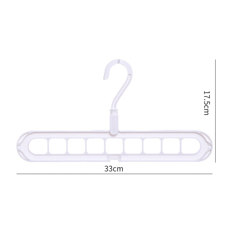 9-in-1 Smart Hanger | Space-Saving Closet Organizer with 360° Rotating Hook