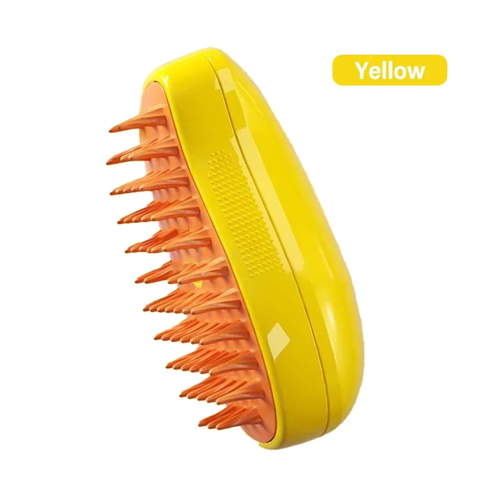 Steamy Brush for Cats | 3-in-1 Grooming Tool for Your Furry Friend!