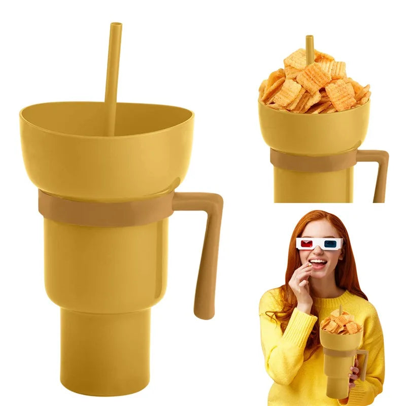 Snack and Drink Cup Combo | Snack & Sip Like Never Before!