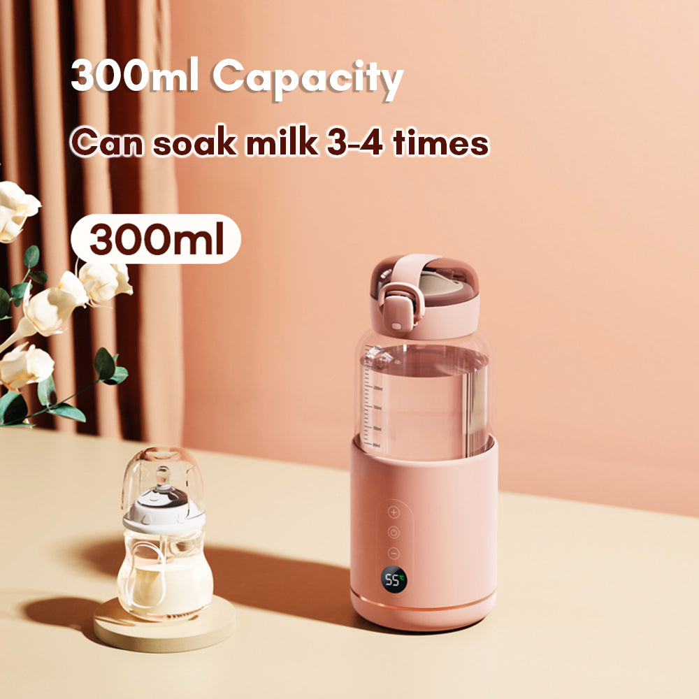 300ml Portable Baby Bottle Water Warmer | Wireless, Fast-Heating & Travel-Friendly