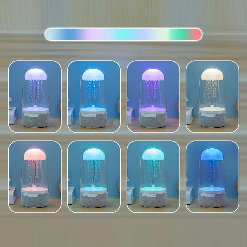 Jellyfish Lamp with Bluetooth Speaker | Ocean Ambiance Meets Crystal Sound