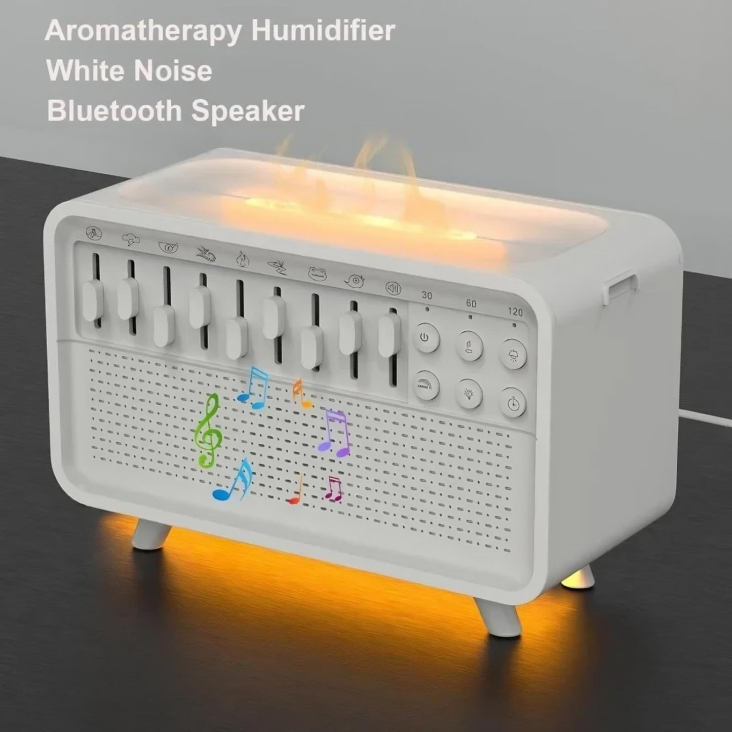 3-in-1 Bluetooth Humidifier | Humidifier, Night Light & White Noise Machine