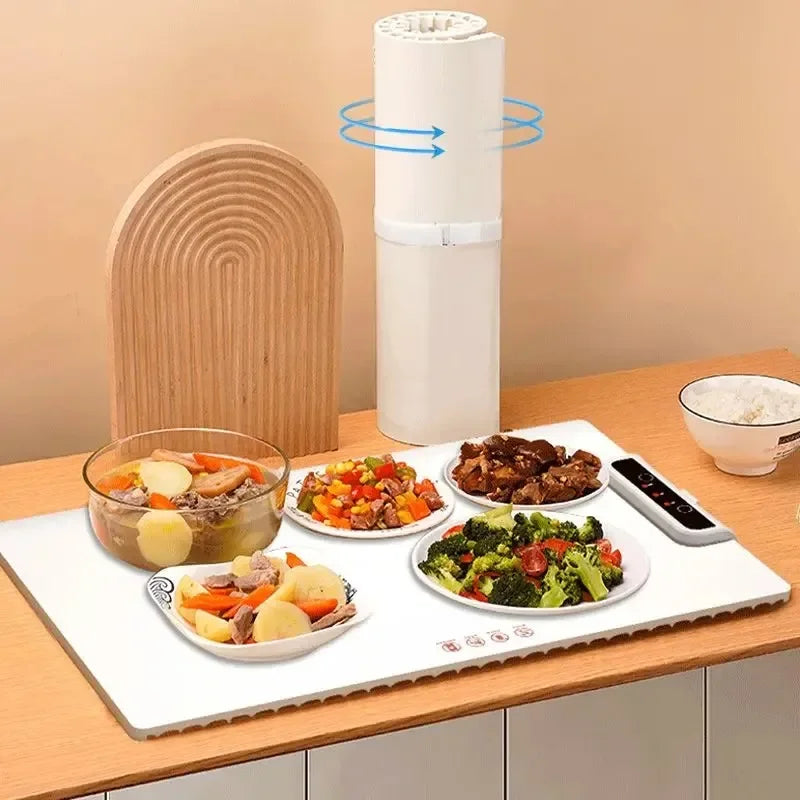 Foldable Electric Food Heating Mat | Fast, Safe & Space-Saving Warming Plate
