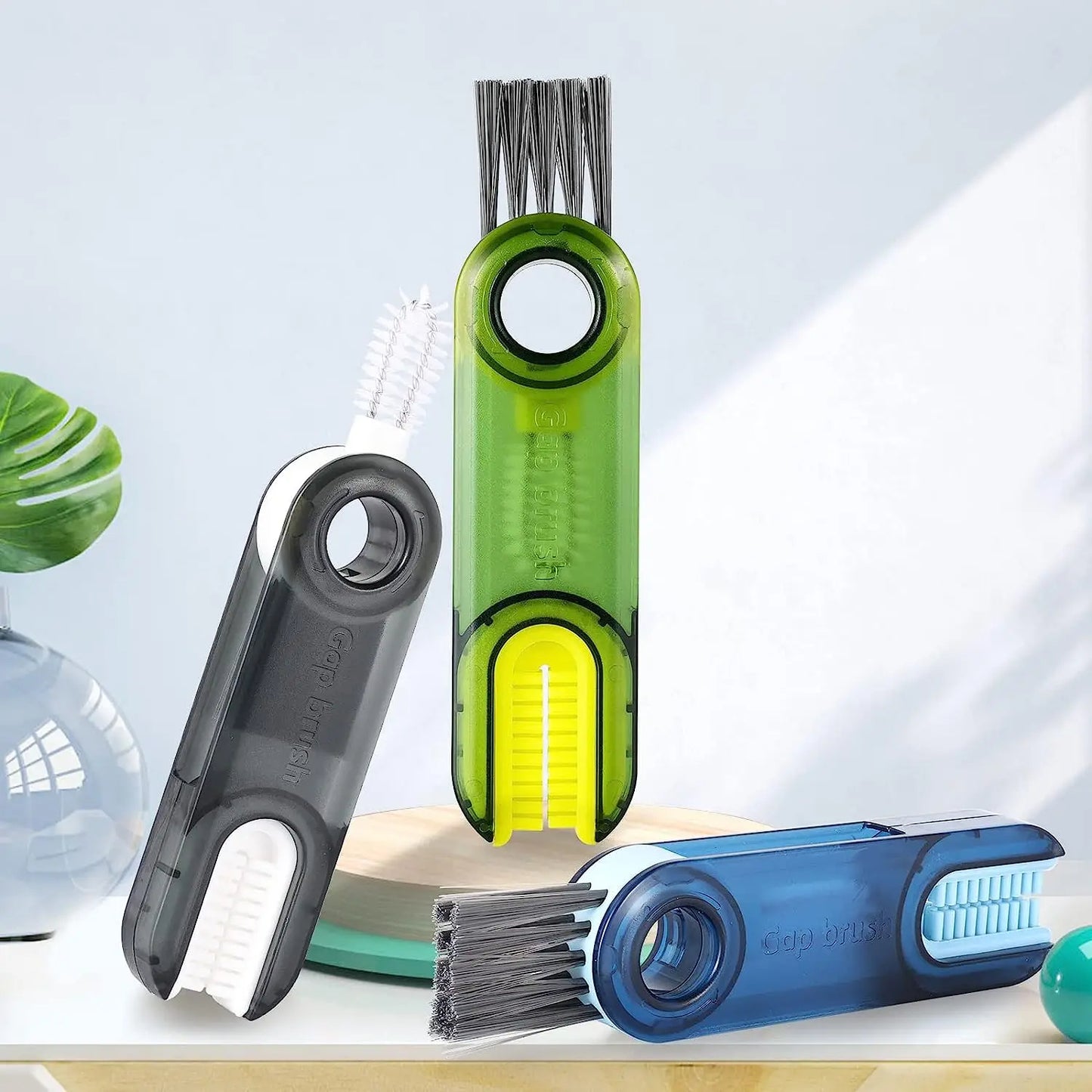 3-in-1 Rotatable Cleaning Brush | Multi-Surface Scrubber with Extendable Handle