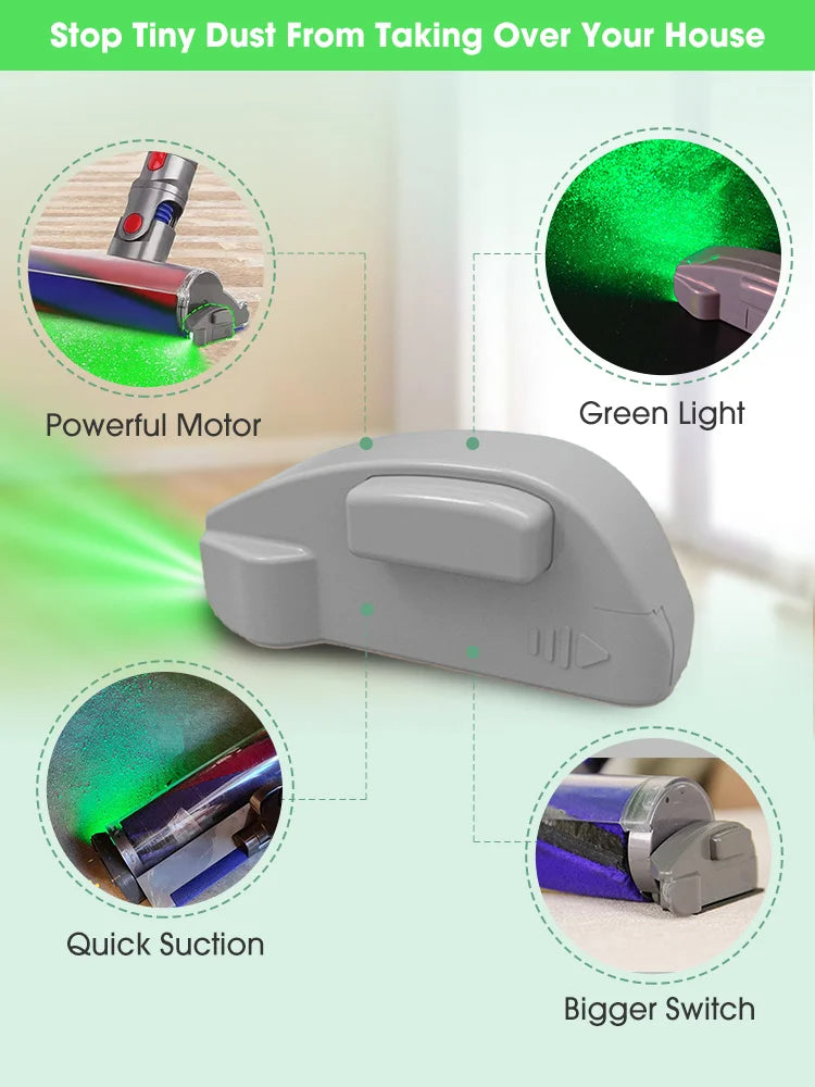 Green Light Laser Dust Detector | Universal Vacuum Attachment