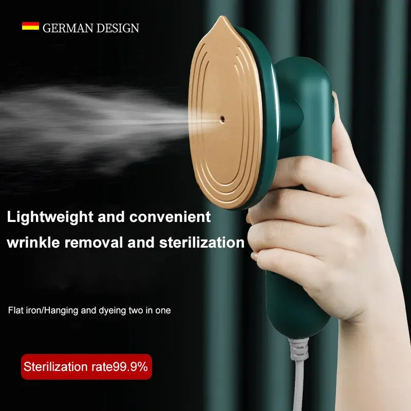 Portable Electric Mini Steam Iron 30W | Handheld Garment Steamer for Travel & Home