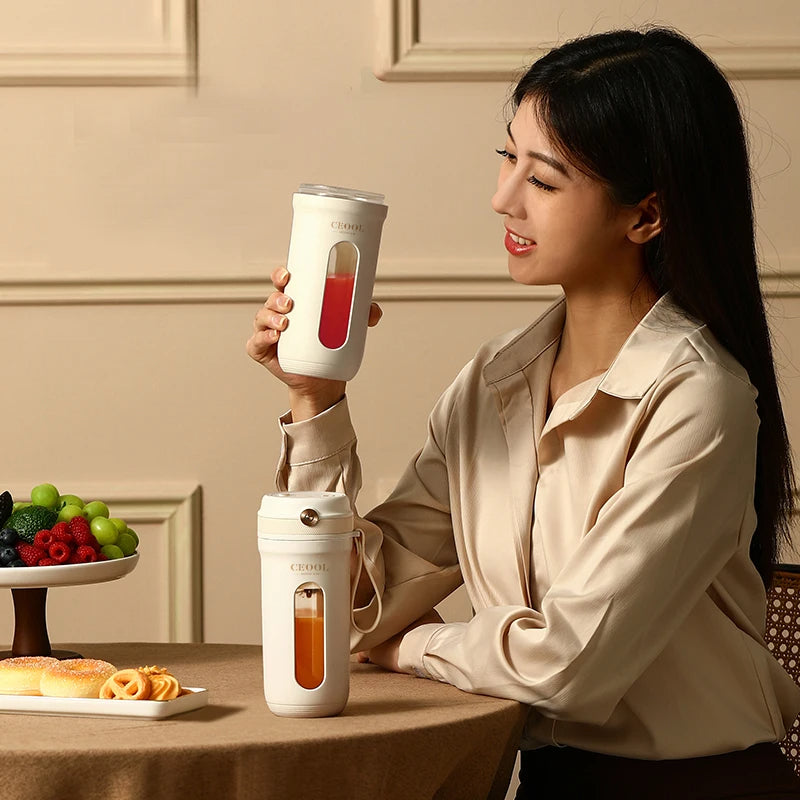 10-Blade USB Rechargeable Portable Blender | Smoothie Maker On-the-Go