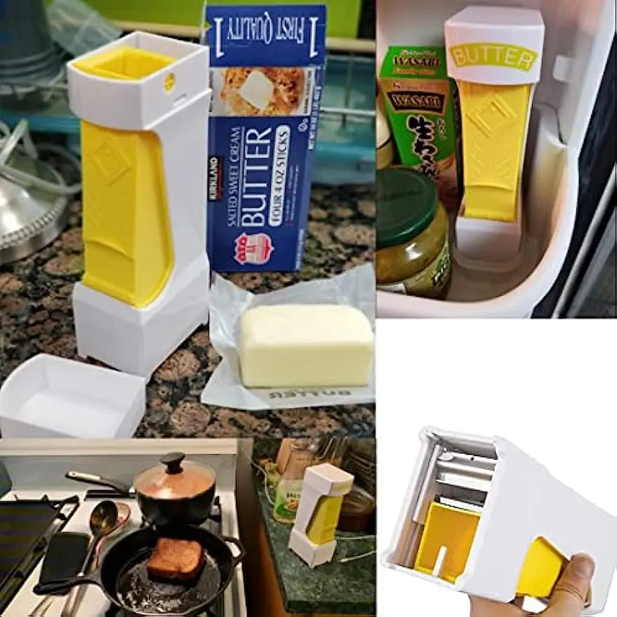 All-in-One Stick Butter Slicer Cutter | Butter, Cheese & Chocolate Slicer Tool