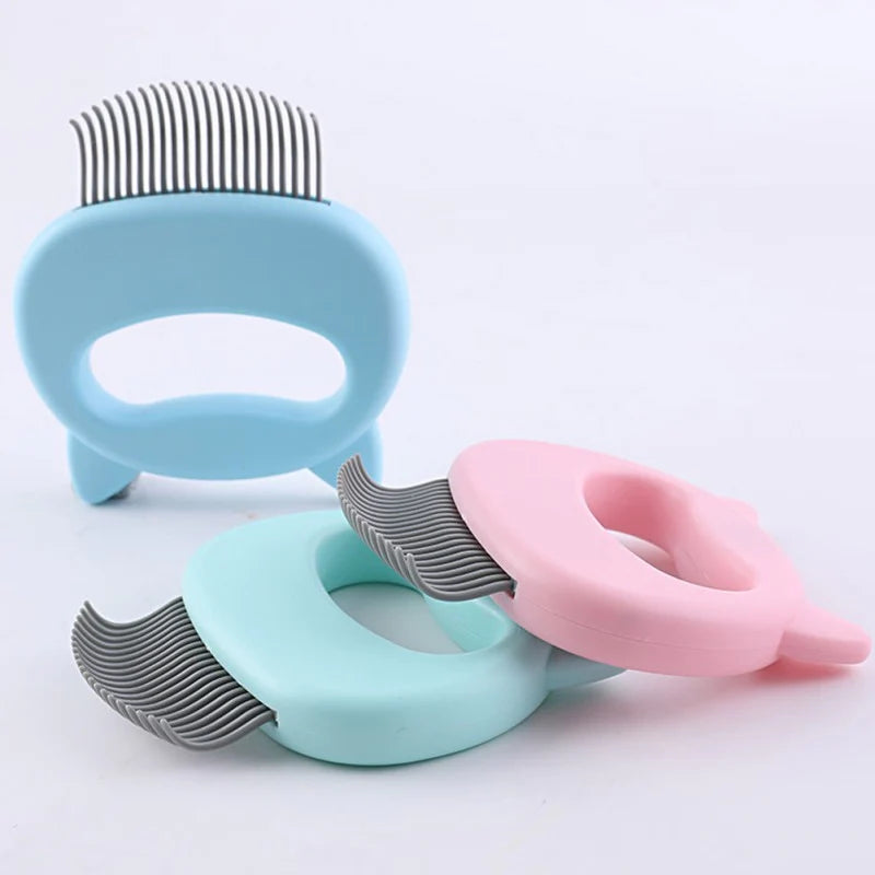 Cat Grooming Comb with Massage Brush – Deshedding Tool for Cats & Kittens | Daily Pet Grooming & Care