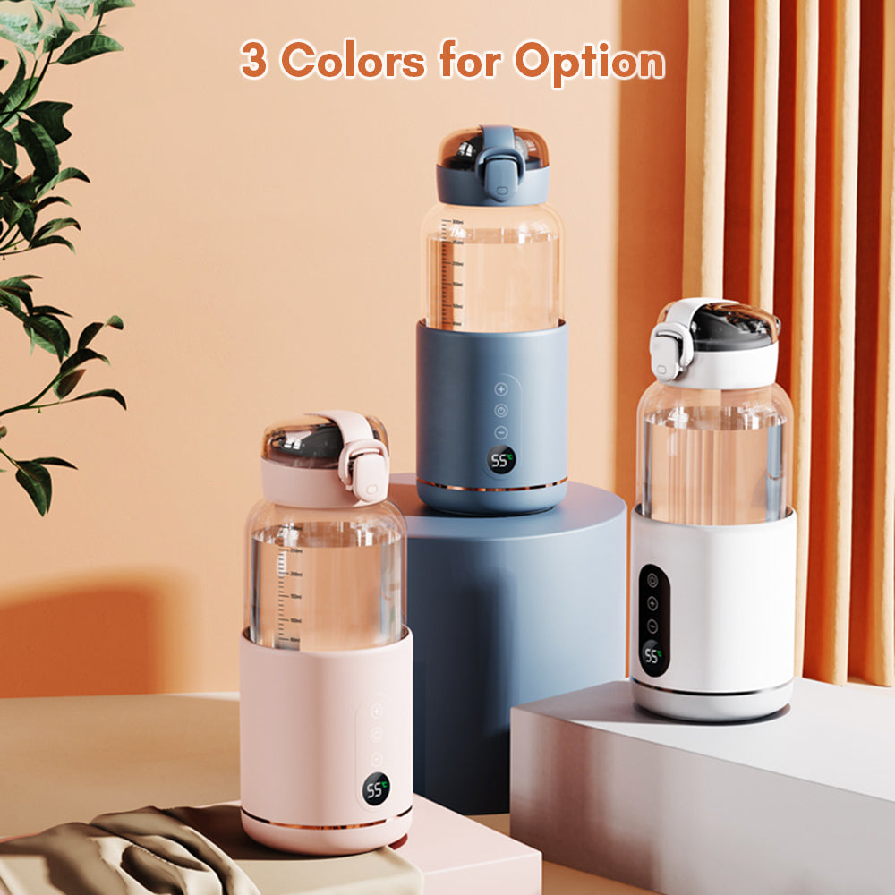 300ml Portable Baby Bottle Water Warmer | Wireless, Fast-Heating & Travel-Friendly