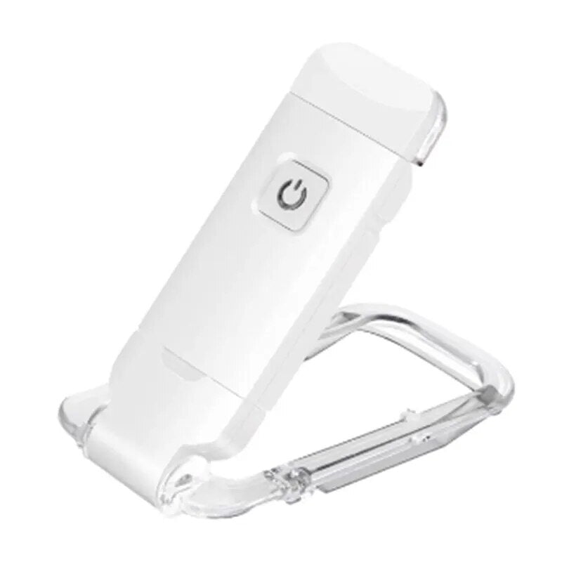 Mini LED Reading Clip Light | USB Rechargeable, Portable Book Light with Adjustable Brightness & Flexible Design