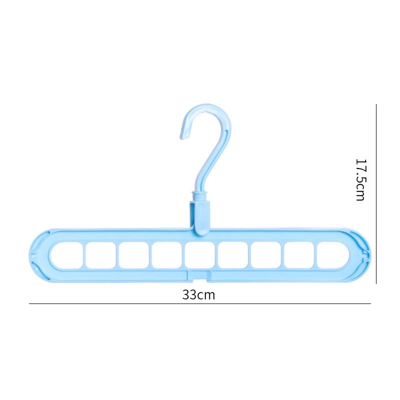 9-in-1 Smart Hanger | Space-Saving Closet Organizer with 360° Rotating Hook