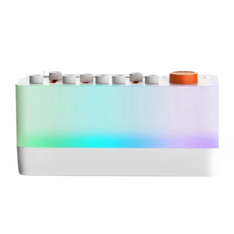 Ambient Sound Machine with Bluetooth Speaker, Night Light & Breathing Therapy!