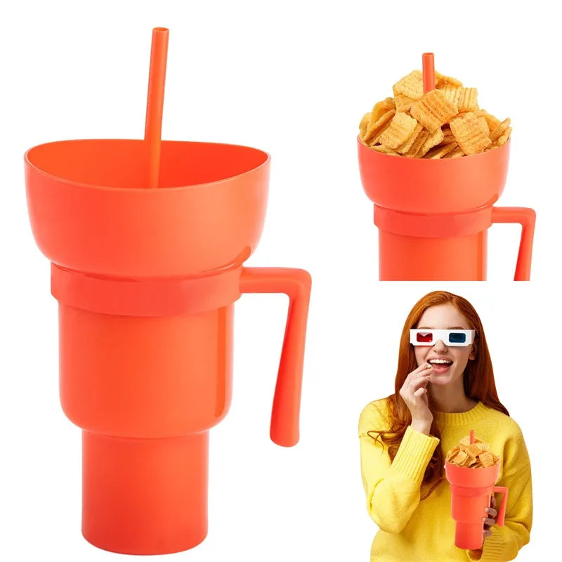 Snack and Drink Cup Combo | Snack & Sip Like Never Before!