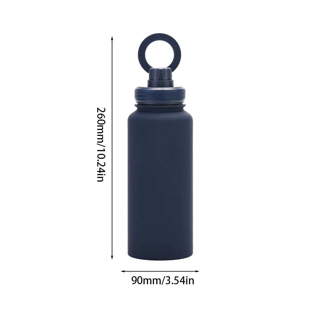 Insulated Water Bottle with Phone Mount - 1L Stainless Steel | MagSafe-Compatible