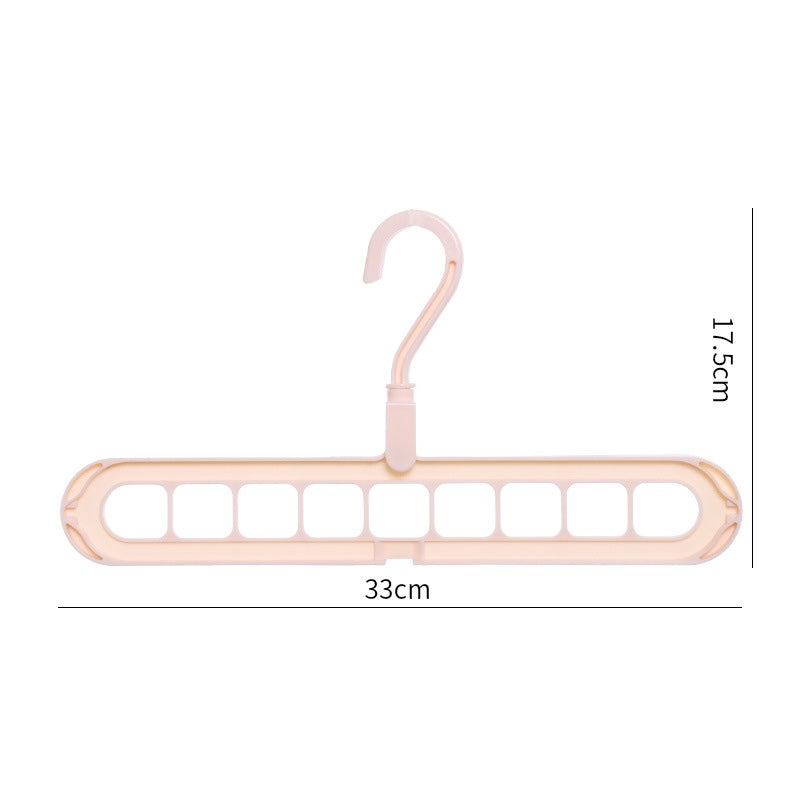 9-in-1 Smart Hanger | Space-Saving Closet Organizer with 360° Rotating Hook