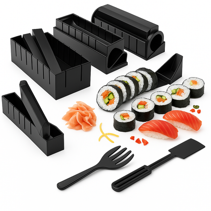 DIY Sushi Making Kit | Easy Sushi Roller Mold Set for Beginners & Pros
