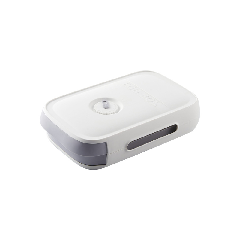 Drawer-Style Egg Storage Box with Freshness Timer | Holds 18-20 Eggs