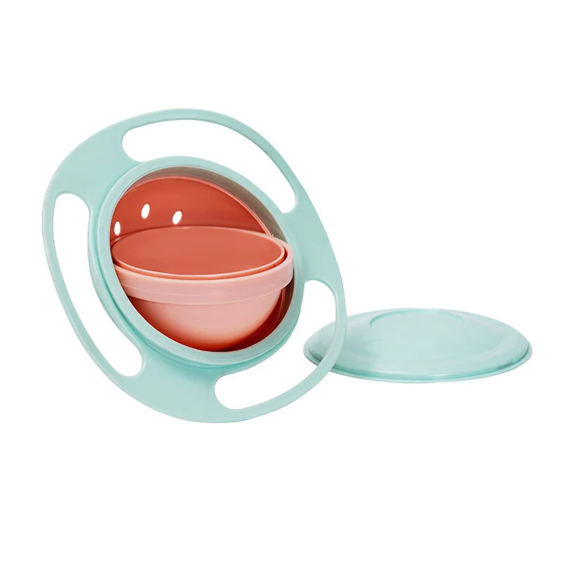 Kids Universal Gyro Bowl | 360° Spill-Proof Snack & Meal Bowl