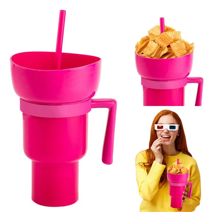 Snack and Drink Cup Combo | Snack & Sip Like Never Before!