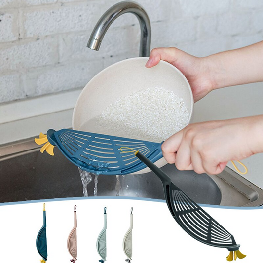 Handheld Multifunctional Strainer | Fast & Easy Draining for Noodles, Veggies & More!