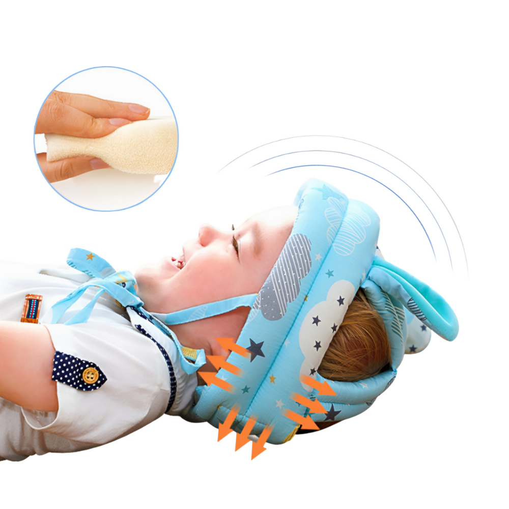 Baby Head Protector Helmet for Infants & Toddlers | Soft Breathable Safety Cap for Baby Head Protection