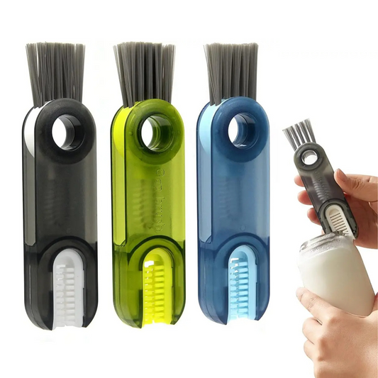 3-in-1 Rotatable Cleaning Brush | Multi-Surface Scrubber with Extendable Handle