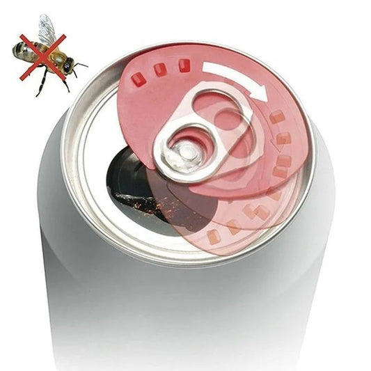 Universal Reusable Can Lids (Set of 5) | Leakproof Soda & Beverage Covers