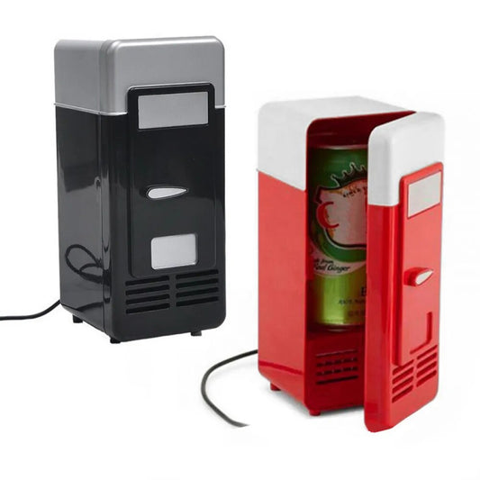 Mini USB Fridge Portable Cooler & Warmer | Desktop Beverage Cooler & Heater