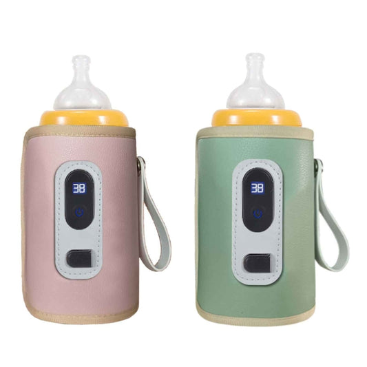 Portable Baby Bottle Warmer – USB Rechargeable, 24-Hour Heat Retention | Compatible with Most Baby Bottles