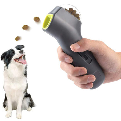 Dog Treat Launcher Toy for Training & Play | Fun Pet Feeder | Dog Food Dispenser