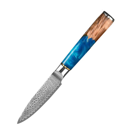 3.5-Inch Damascus Paring Knife | VG10 Steel | Precision Fruit &amp; Vegetable Knife