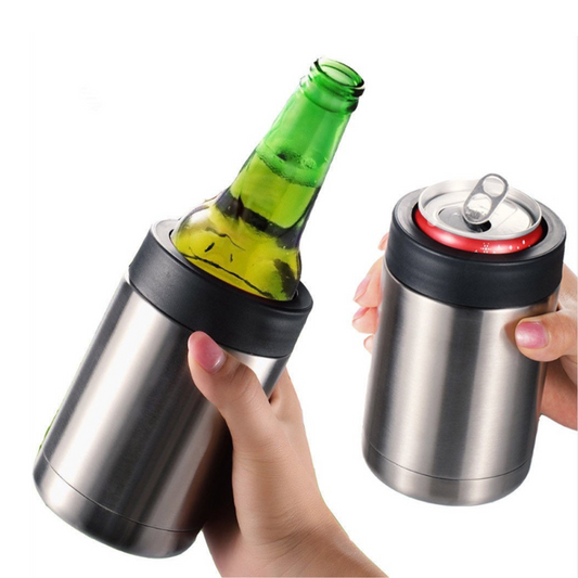 Premium 3-in-1 Beer Can Cooler & Holder | Perfect for Outdoor, Camping, and Everyday Use
