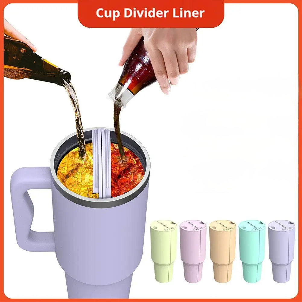 Stanley Cup | Dual-Flavor Silicone Water Bottle Divider for 40oz