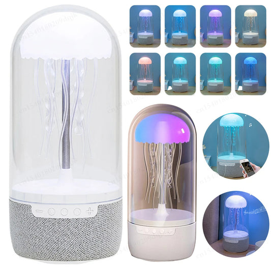 Jellyfish Lamp with Bluetooth Speaker | Ocean Ambiance Meets Crystal Sound