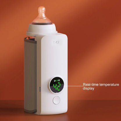 Portable Wireless Baby Bottle Warmer | USB Rechargeable Travel Bottle Heater