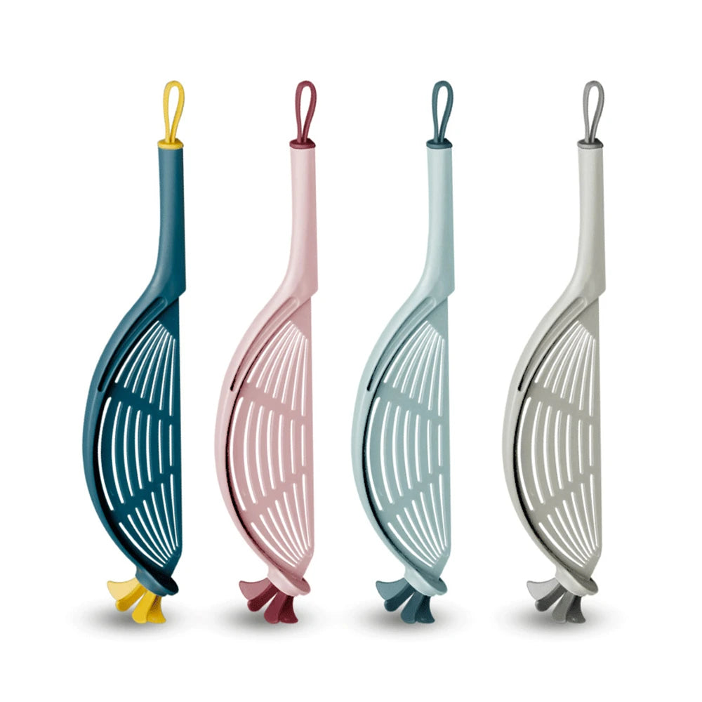 Handheld Multifunctional Strainer | Fast & Easy Draining for Noodles, Veggies & More!