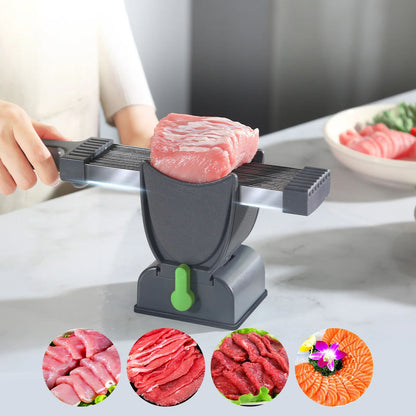 Meat Slicer Cleaver Kitchen Knife Set – 17 Stainless Steel Blades | Ideal for Pork, Beef, Chicken & Salmon Slicing
