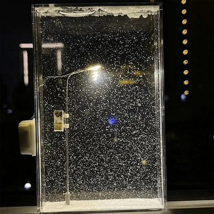 Snowfall Nightlamp | Cozy Winter Wonderland LED Snow Globe Lamp