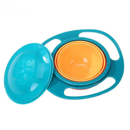 Kids Universal Gyro Bowl | 360° Spill-Proof Snack & Meal Bowl