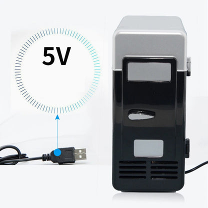 Mini USB Fridge Portable Cooler & Warmer | Desktop Beverage Cooler & Heater