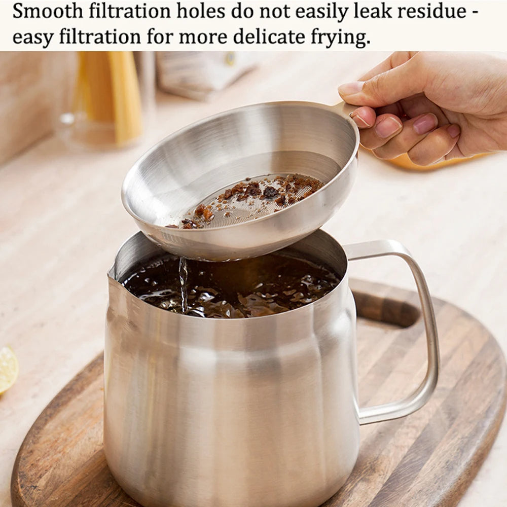 Deep Frying Pot with Oil Storage & Fry Basket – 2L | Crispy, Healthy, Easy Frying