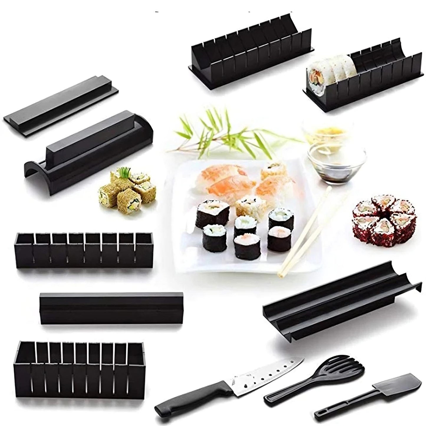 DIY Sushi Making Kit | Easy Sushi Roller Mold Set for Beginners & Pros