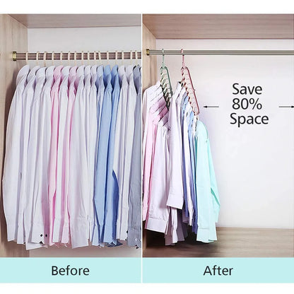 9-in-1 Smart Hanger | Space-Saving Closet Organizer with 360° Rotating Hook