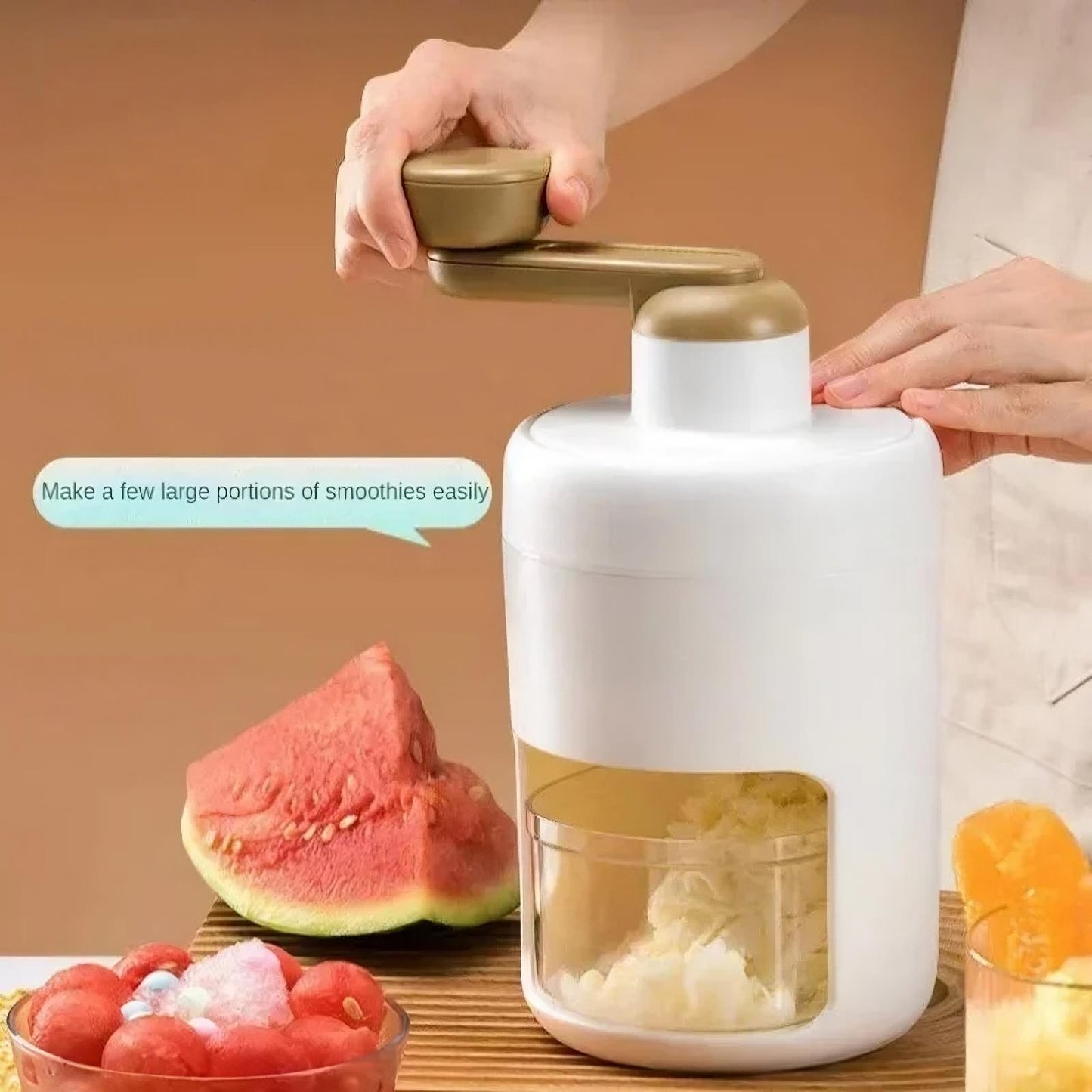 Ice Crusher Slushie Maker | Manual Shaved Ice Machine