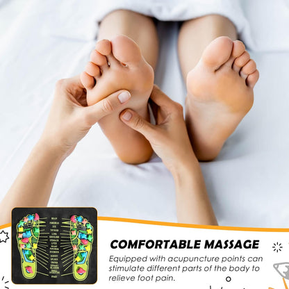 Reflexology Acupressure Foot Massage Mat | Boost Circulation, Relieve Pain & Relax Naturally