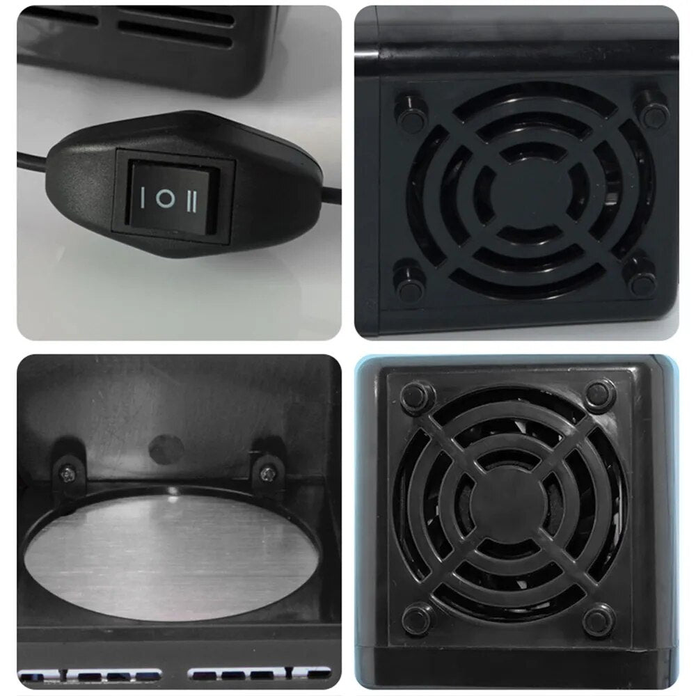 Mini USB Fridge Portable Cooler & Warmer | Desktop Beverage Cooler & Heater