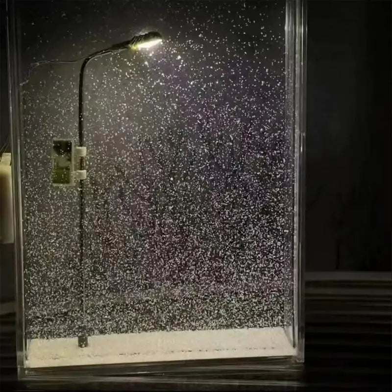 Snowfall Nightlamp | Cozy Winter Wonderland LED Snow Globe Lamp