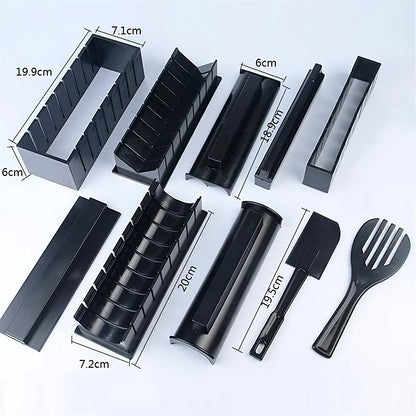 DIY Sushi Making Kit | Easy Sushi Roller Mold Set for Beginners & Pros
